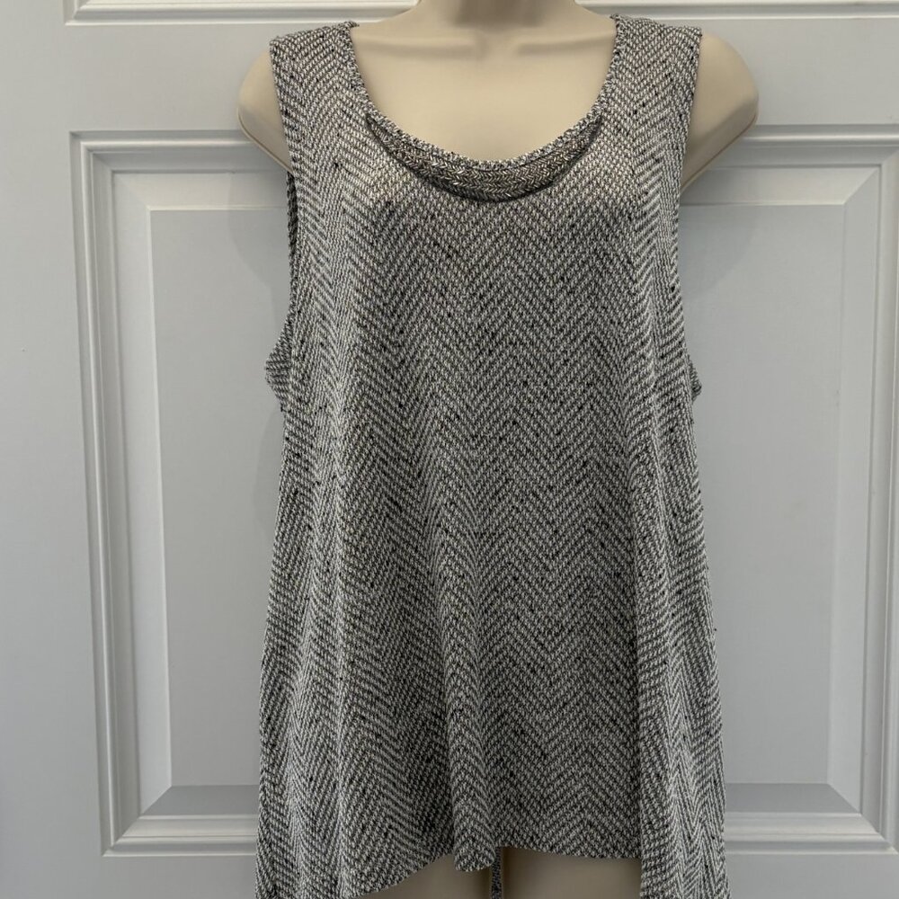 Gray Glitter Top by Chenault